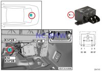 BMW Genuine Motorcycle Electrical Relay - 130A C600 Sport C650GT R1200GS R1200GS Adventure R1200RT F700GS F800GT F800GS F800GS Adventure
