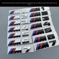 BMW M Series 3 5 5M2M4M6 Bên Cột Mốc Dán Xe Hơi Sửa Đổi 3D Logo Xe Hơi Lưới Nướng M Bên Bút Đánh Dấu Xe Decal