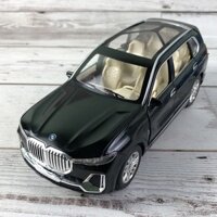 BMW X7-Mô hình tĩnh siêu xe ô tô đồ chơi BMW X7 tỉ lệ 1:24 bằng thép mở được cửa, cốp, đèn Led và âm thanh giá rẻ nhất Việt Nam