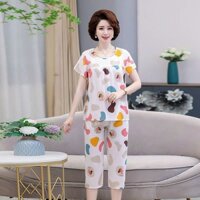 BN11-4xl(60-75kg)Bộ lửng nữ vải lanh , bộ mặc nhà nữ, bộ lanh nữ big size