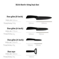 [BN123] Bộ dao gốm Nano Xiaomi HuoHou HU0010