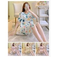 BN80 (40-70kg) Bộ lửng mặc nhà nữ, bộ lanh mặc nhà nữ.