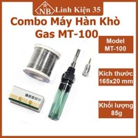Bộ 01 máy hàn khò gas MT-100 + 01 cuộn thiếc OK 100g + 01 hộp nhựa thông