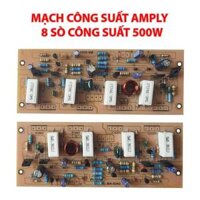 Bộ 02 Board ampli 250W x 2 kênh 500W sử dụng 8 sò C5200 và A1943