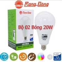 Bộ 02 bóng đèn LED buil Rạng Đông - đuôi xoáy E27