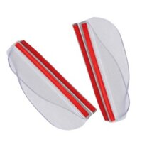 BỘ 02 TẤM VÈ CHE MƯA GƯƠNG KÍNH CHIẾU HẬU XE Ô TÔ - TRẮNG