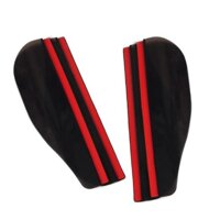 BỘ 02 TẤM VÈ CHE MƯA GƯƠNG KÍNH CHIẾU HẬU XE Ô TÔ - ĐEN