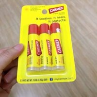 Bộ 03 cây dưỡng môi Carmex từ USA