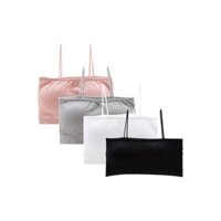 Bộ 04 Áo Lót Nữ, Áo Bra Ống Hai Dây Thun Gân Sexy (Đủ Màu)