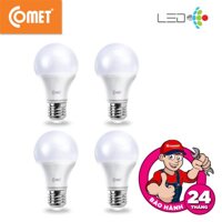 Bộ 04 Cái: Bóng Đèn Led Bulb Comet 5W Cao Cấp CB13-5 thiết kế hiện đạisang trọngThân nhựa dạng kín: Kháng vỡ chống côn trùng xâm nhập- Tiết kiệm điện năng Sử dụng Chip Led BRIDGELUX từ HOA KỲ. LazadaMall