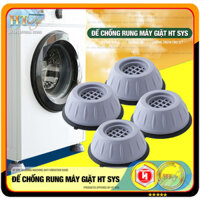 Bộ 04 chân đế cao su đa năng - HT SYS - Đế chống rung máy giặt - Đế chống ồn máy giặt, máy sấy,tủ lạnh, bàn ghế - Giao màu ngẫu nhiên - Mẫu Mới