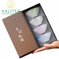 Bộ 04 Chén Ngọc Hộp Quà Tặng 40ml