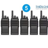 Bộ 04 Máy bộ đàm Kenwood TK-3580, Loa To, Công Suất 8w, Hỗ Trợ Sạc Cổng Usb Type C, Bảo Hành 12 Tháng