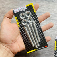 Bộ 04 ốc khâu cảng sau, ốc khâu tay dắt sau xe FUTURE 2, WAVE thái 125, trang trí xe siêu chất
