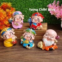 Bộ 05 tượng Ngũ Phúc Lâm Môn mẫu mới