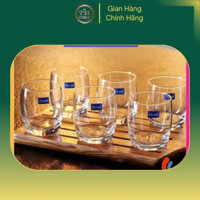 Bộ 06 Cốc Thủy Tinh Chịu Nhiệt Uống Cafe Cường Lực Chính Hãng Ocean Ivory Rock B13009 Dung Tích 265ml