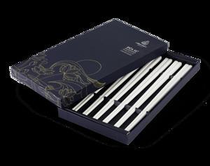 Bộ 06 đôi đũa sứ dưỡng sinh 20.3 cm – Trắng ngà