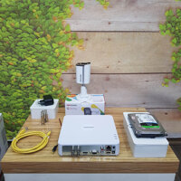 Bộ 1-4 camera có màu ban đêm 2MP Hikvision - Hàng chính hãng - 01 Camera - Ổ cứng 500GB