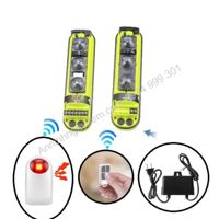 Bộ 1 báo trộm hàng rào 3 tia Laser 250m kết hợp còi hú không dây cao cấp