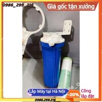 Bộ 1 cốc 10 inch ren 21 ♥️ Cốc Lọc Nước Đầu Nguồn Ren 21 Bộ có đủ giá , Lõi, Tay vặn..