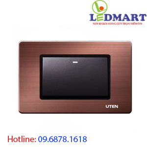 Bộ 1 công tắc 1 chiều cỡ L Uten A8-PGK11LS/PM3