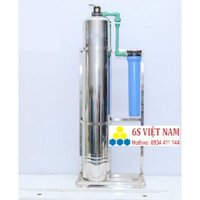 Bộ 1 cột lọc Inox lọc thô vật liệu đa tầng