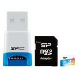 Bộ 1 đầu đọc thẻ nhớ USB + 1 thẻ nhớ MicroSD Silicon Power Elite 32GB + 1 SD Adapter