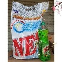 Bộ 1 gói Bột Giặt Net Extra 5,5kg +1 Nước rửa chén 750ml