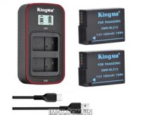 Bộ 1 pin 1 sạc đôi Kingma Ver 3 cho Panasonic DMW-BLC12