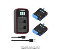 Bộ 1 pin 1 sạc đôi Ver 3 Kingma for GoPro Hero 9 Black, Hero 10 Black