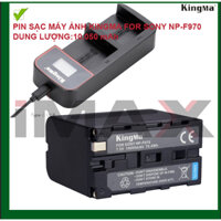 BỘ 1 PIN 1 SẠC MÁY ẢNH KINGMA FOR SONY NP-F970 DUNG LƯỢNG 10050MAH