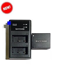 Bộ 1 Pin + 1 Sạc RAVPower NP-W126S for Fujifilm FinePix, X-A5, X-H1, X-A10, X100F, X-T10, X-T20, X-Pro1, X-Pro2, 30EXR, HS33EXR, HS35EXR, HS50EXR, X-A1, X-A2, X-A3, X-E1, X-E2, X-E2S, X-M1, X-T1, X-T2,......