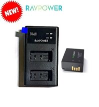 Bộ 1 Pin + 1 Sạc RAVPower LP-E17 for Canon EOS 77D, EOS 750D, EOS 760D, EOS 8000D, EOS M3, EOS M5, EOS M6