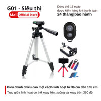 Bộ 1 Tripod TF-3110 kèm 1 Giá đỡ điện thoại và 1 Remote (Tặng Giá Đỡ Bạch Tuộc Đa Năng)