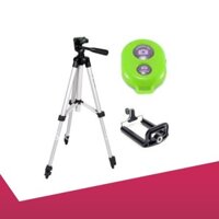 Bộ 1 Tripod TF-3110 và 1 Giá đỡ điện thoại và 1 Remote