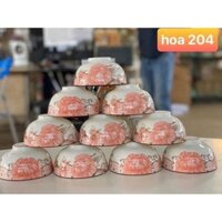 BỘ 10 BÁT ĂN CƠM HOA VĂN