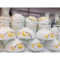 Bộ 10 Bát Ăn Cơm Sứ Bát Tràng 🍚CHÍNH HÃNG BÁT TRÀNG🍚 Cơm Ngon Canh Ngọt - Tốt Cho Sức Khỏe Gia Đình