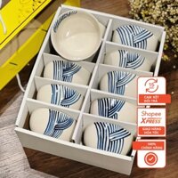 Bộ 10 Bát Sứ Hoa Văn