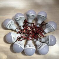 Bộ 10 bóng đèn led 12V-5W (Ánh sáng trắng)