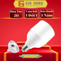 Bộ 10 bóng đèn led siêu sáng 20w GIA HƯNG tráng nhôm tản nhiệt tiết kiệm điện 90%