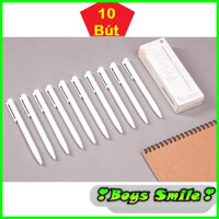 Bộ 10 Bút Bi TRẮNG Cao Cấp Xiaomi [Mực Đen]