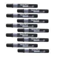 Bộ 10 Bút lông bảng FlexOffice FO-WB02 - Đen
