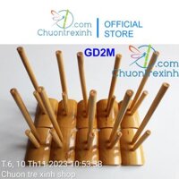 Bộ 10 cái Chân đế đôi mộc bóng cho chuồn chuồn tre