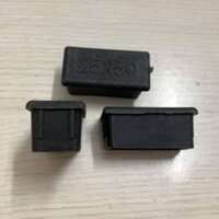 Bộ 10 cái nắp chụp nhựa chữ nhật 25x50_bịt trong chân bàn ghế, nút chân chống xước, bịt trong chân ống sắt, nút nhựa