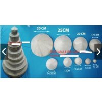 Bộ 10 cái Nón lá nhỏ 24,5cm trang trí, cắm hoa/50k