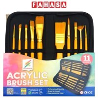 Bộ 10 Cây Cọ Vẽ Màu Acrylic - Colormate 112618