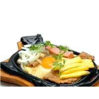 bộ 10 Chảo gang - bò né chống dính làm bít tết Vạn Lợi