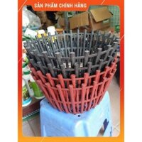 Bộ 10 chậu nhựa giả gỗ trồng Lan có nan phụ f30