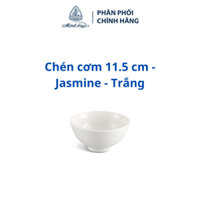 Bộ 10 chén cơm 11.5 cm - Jasmine - Trắng - Gốm sứ cao cấp Minh Long I