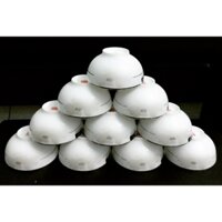 Bộ 10 chén sứ hoa tường vi- B2